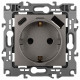 Розетка с заземлением и со шторкой и 2хUSB, без рамки Эра Эра 12 12-4108-16