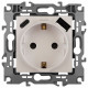 Розетка с заземлением и со шторкой и 2хUSB, без рамки Эра Эра 12 12-4108-15