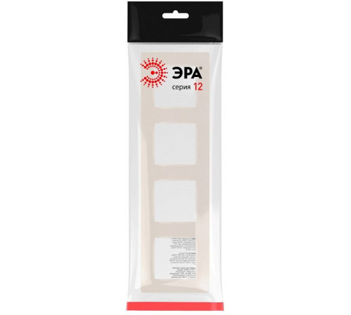 Рамка на 4 поста Эра Эра 12 12-5204-15