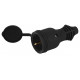 Розетка с заземлением Эра RX11-B-IP44