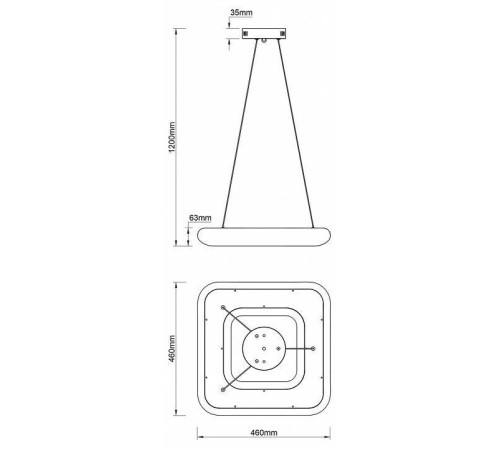 Подвесной светильник Escada Soft 10259/1LED