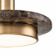 Подвесной светильник Escada Torano 10260/1LED Brown marble
