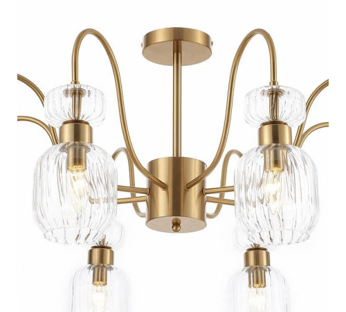 Люстра на штанге Escada Gloss 1141/8PL Clear