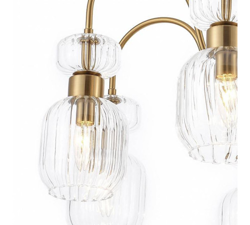 Люстра на штанге Escada Gloss 1141/8PL Clear