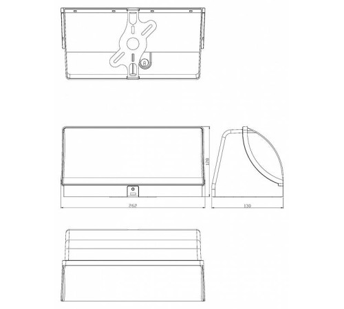 Накладной светильник Escada 30002LED 30002W/01LED BK
