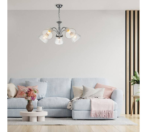 Подвесная люстра Escada Freesia 658/5PL Chrome