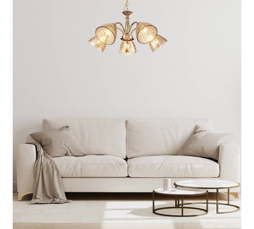 Подвесная люстра Escada Freesia 658/5PL Gold