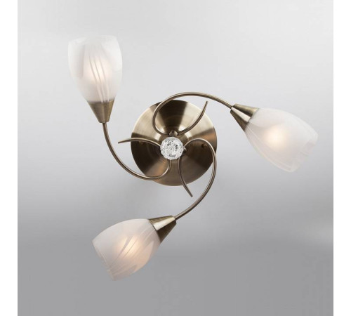 Потолочная люстра Eurosvet Virginia 30100/3 античная бронза