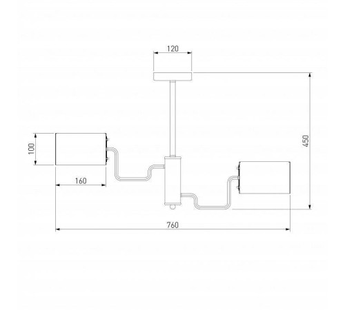 Люстра на штанге Bogate's Pallada 293/6