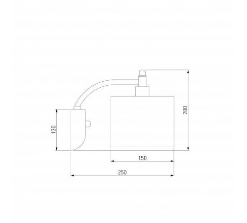 Бра Eurosvet Adagio 60080/1 сатин-никель