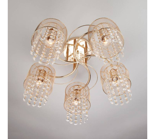 Люстра на штанге Eurosvet Bonnie 30137/5 золото