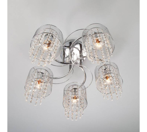 Люстра на штанге Eurosvet Bonnie 30137/5 хром