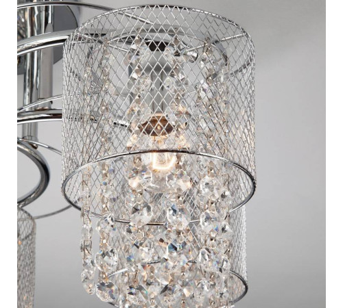 Люстра на штанге Eurosvet Bonnie 30137/5 хром