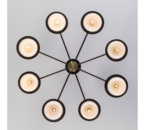 Люстра на штанге Eurosvet Nocciola 70106/8 черный