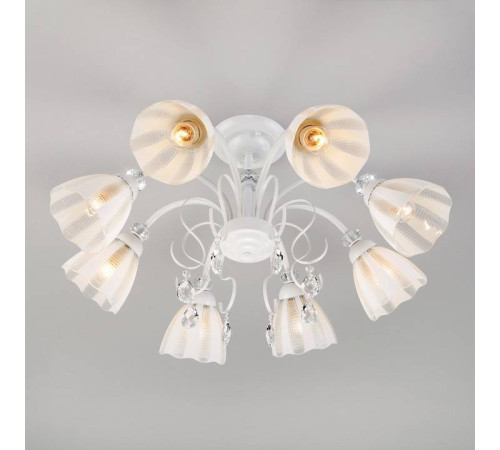 Люстра на штанге Eurosvet Floranse 30155/8 белый