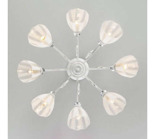 Люстра на штанге Eurosvet Floranse 30155/8 белый