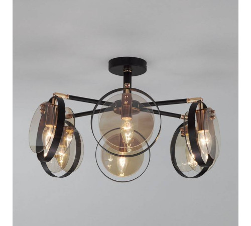 Люстра на штанге Eurosvet Gallo 70121/6 черный