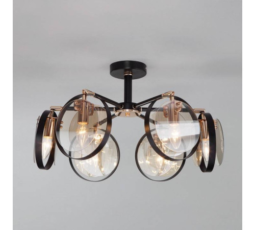 Люстра на штанге Eurosvet Gallo 70121/6 черный