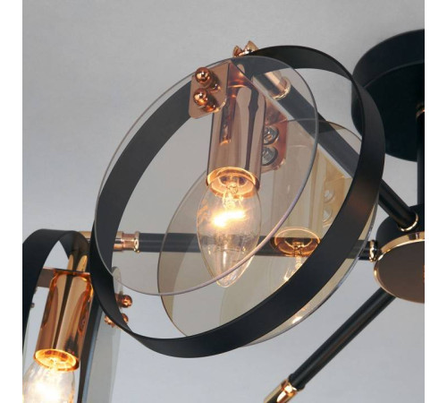 Люстра на штанге Eurosvet Gallo 70121/6 черный