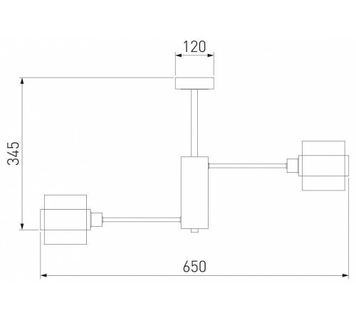 Люстра на штанге Eurosvet Arcada 70127/6 черный