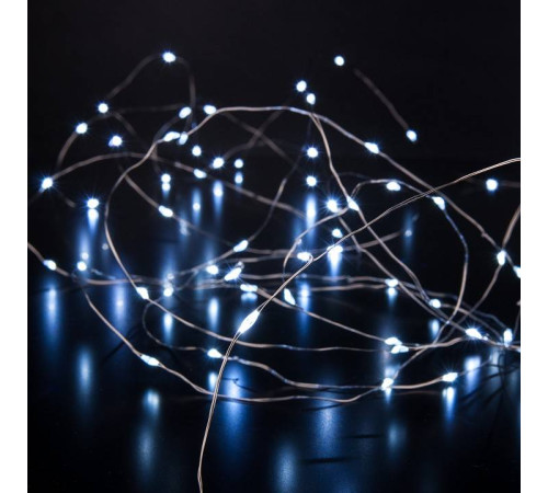 Гирлянда Нить Eurosvet Роса 400-007 белый