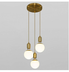 Подвесной светильник Eurosvet Bubble 50151/3 латунь