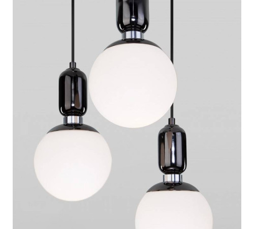 Подвесной светильник Eurosvet Bubble 50151/3 черный жемчуг