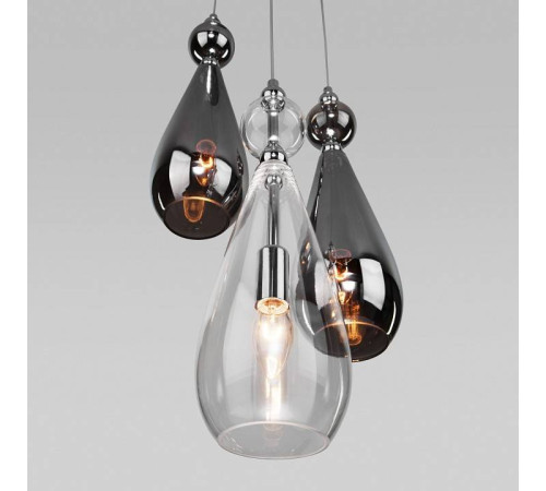 Подвесной светильник Eurosvet Ilario 50202/3 хром