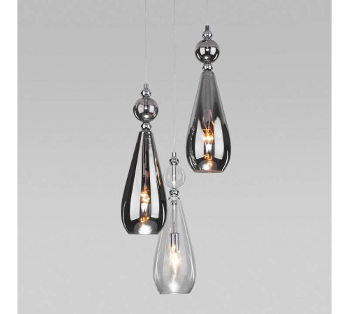 Подвесной светильник Eurosvet Ilario 50202/3 хром