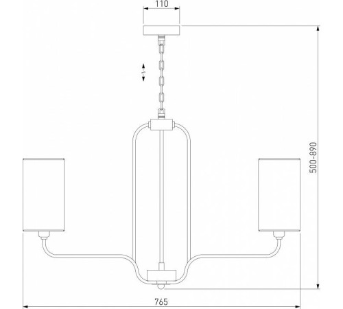 Подвесная люстра Eurosvet Purezza 60128/6 золото