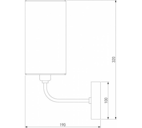 Бра Eurosvet Purezza хром 60128/1