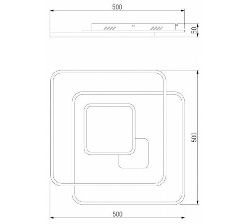 Накладной светильник Eurosvet Caroline 90255/1 белый