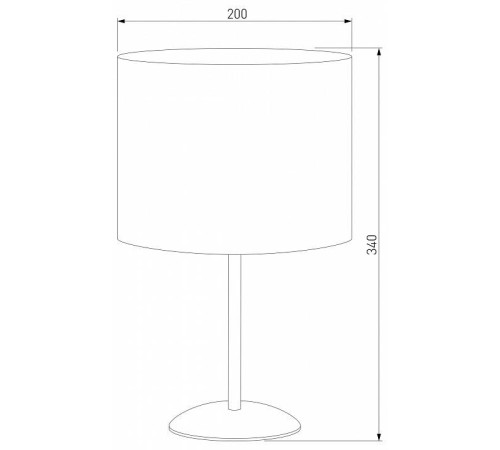 Настольная лампа декоративная TK Lighting Tercino 5278 Tercino Blue