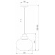 Подвесной светильник Eurosvet Jeffry 50241/1 LED дымчатый