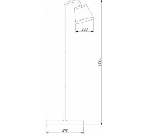 Торшер Eurosvet Montero 01135/1 белый