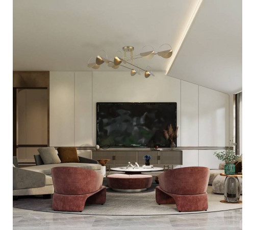 Потолочная люстра Eurosvet Grazia 70148/8 золото