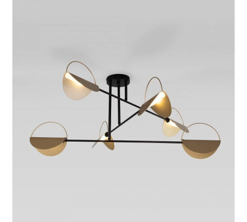 Потолочная люстра Eurosvet Grazia 70148/6 черный/золото