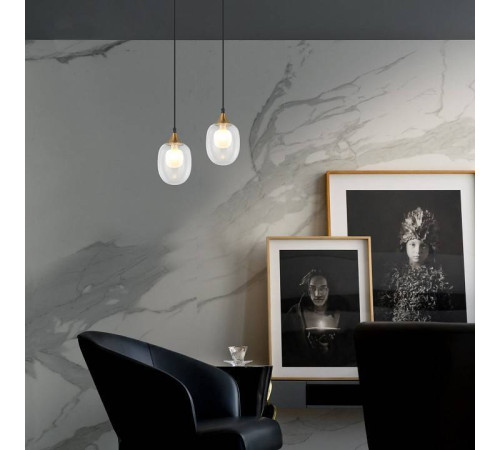 Подвесной светильник Eurosvet Spritz 70216/1 латунь