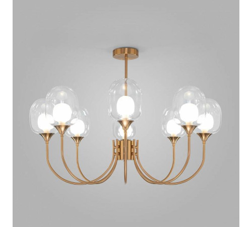 Люстра на штанге Eurosvet Spritz 70217/8 латунь