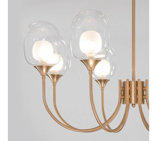 Люстра на штанге Eurosvet Spritz 70217/8 латунь