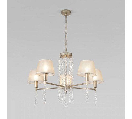 Подвесная люстра Eurosvet Charuel 60148/5 матовое золото