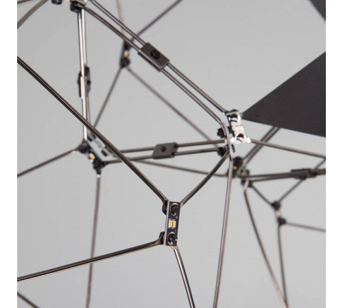 Подвесная люстра Eurosvet Uma 90368/5 жемчуг черный