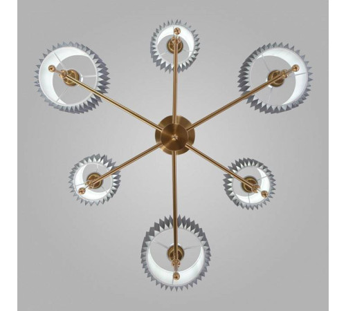 Люстра на штанге Eurosvet Notturno 60162/6 латунь