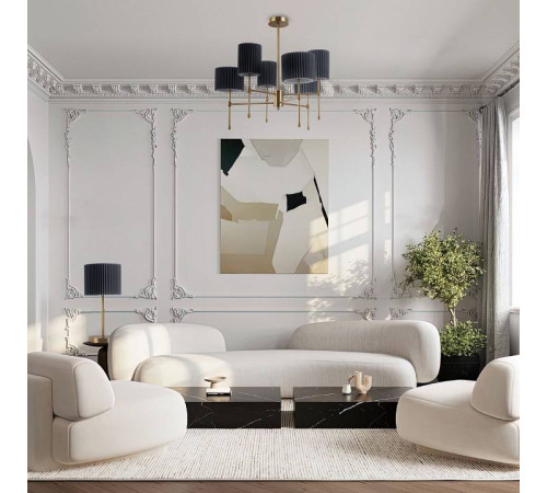 Люстра на штанге Eurosvet Notturno 60162/6 латунь