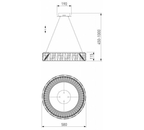 Подвесной светильник Bogate's Cliff 90373/1
