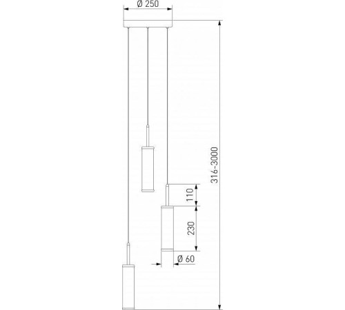 Подвесной светильник Eurosvet Stark a067954