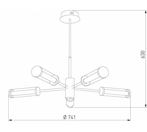 Люстра на штанге Eurosvet Stark a067956