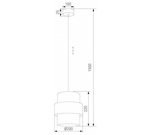 Подвесной светильник TK Lighting Calisto 5401 Calisto
