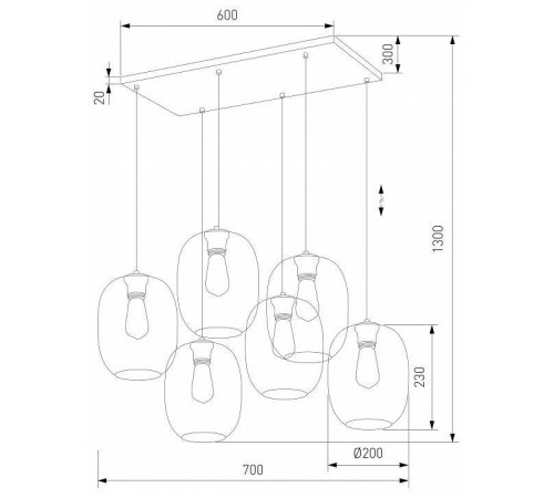 Подвесной светильник TK Lighting Elio 5974 Elio