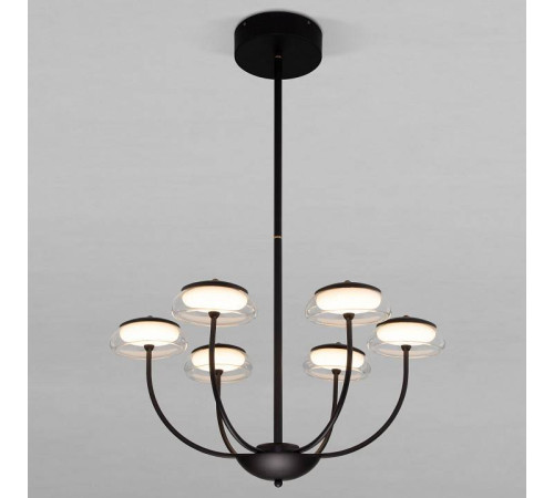 Люстра на штанге Eurosvet Fungo 50388 LED черный